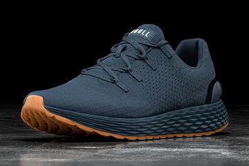 Women's Nobull Gum Ripstop Running Shoes Navy | SG D2767F